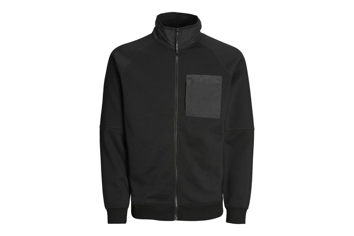 Jack And Jones Ανδρική Ζακέτα Με Κουκούλα Μαύρη | Hall of Brands